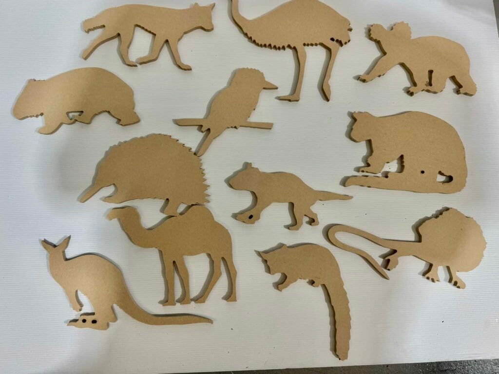 Acrylic Paint Flow Australian Animals