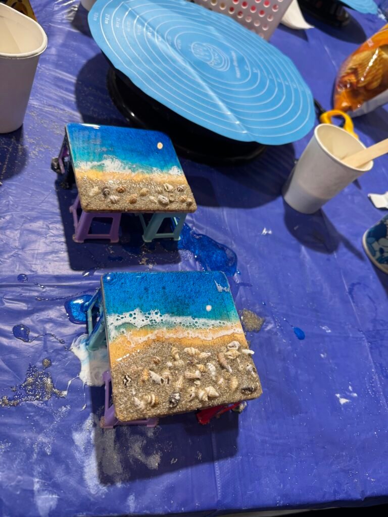 Beach Resin Coasters