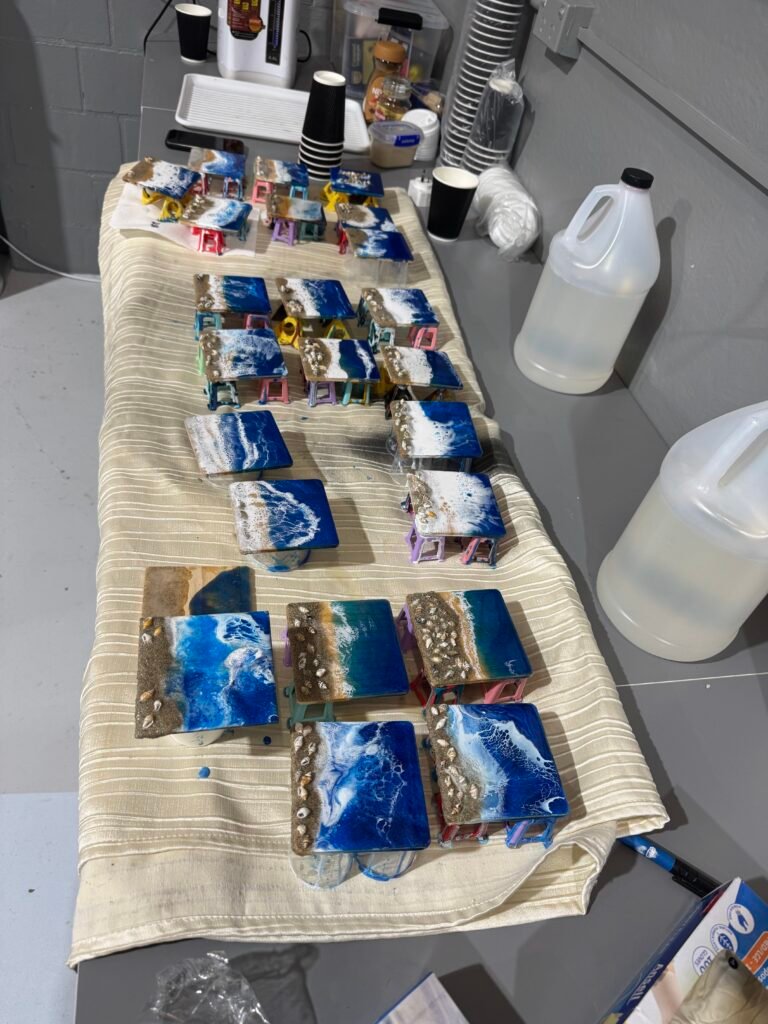 Beach Resin Coasters