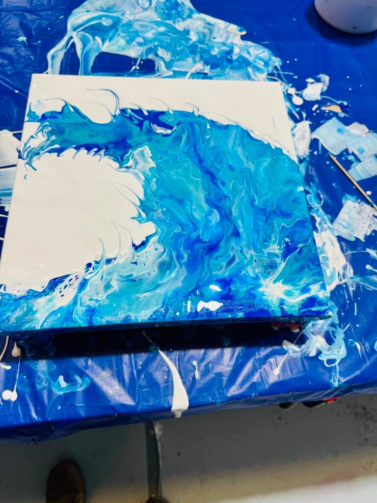 Acrylic Paint Beach Scene