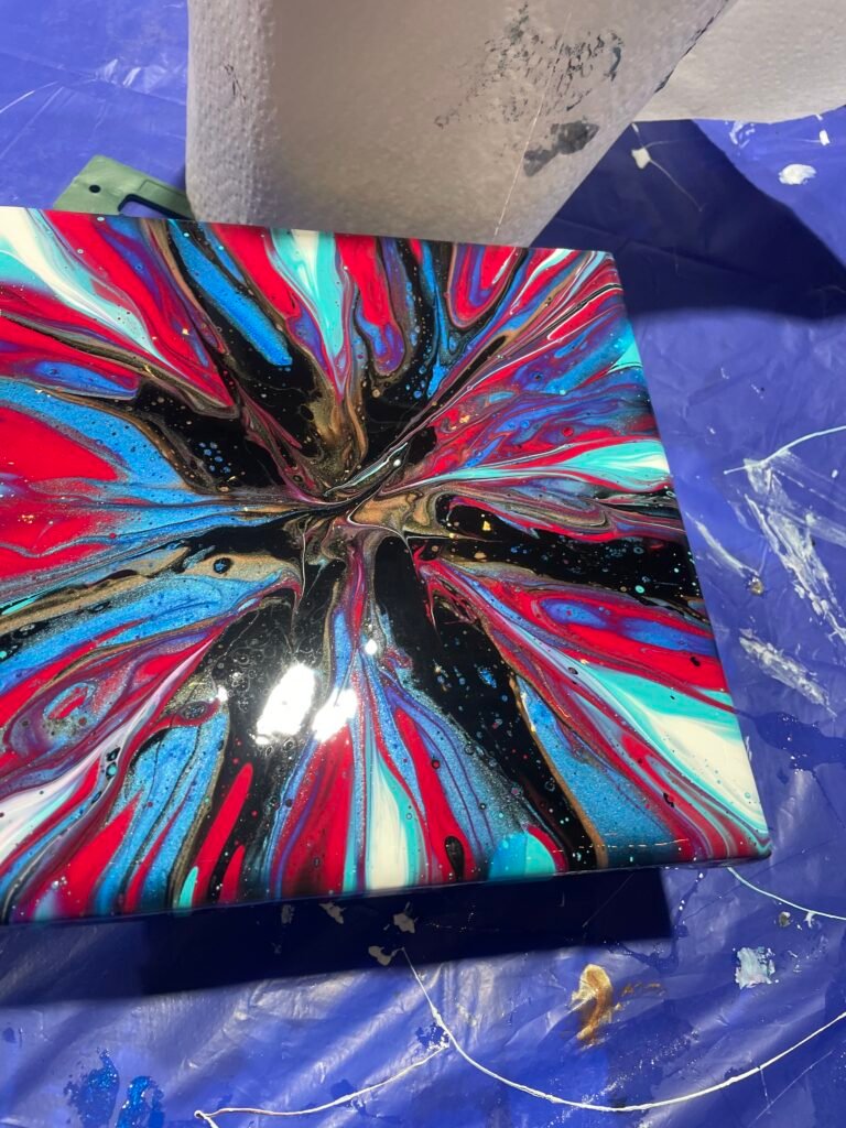 Acrylic Paint Flow Art