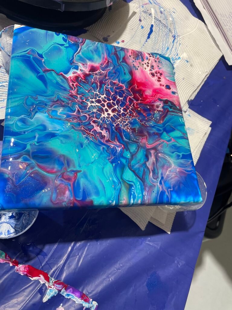 Acrylic fFlow Paint Art