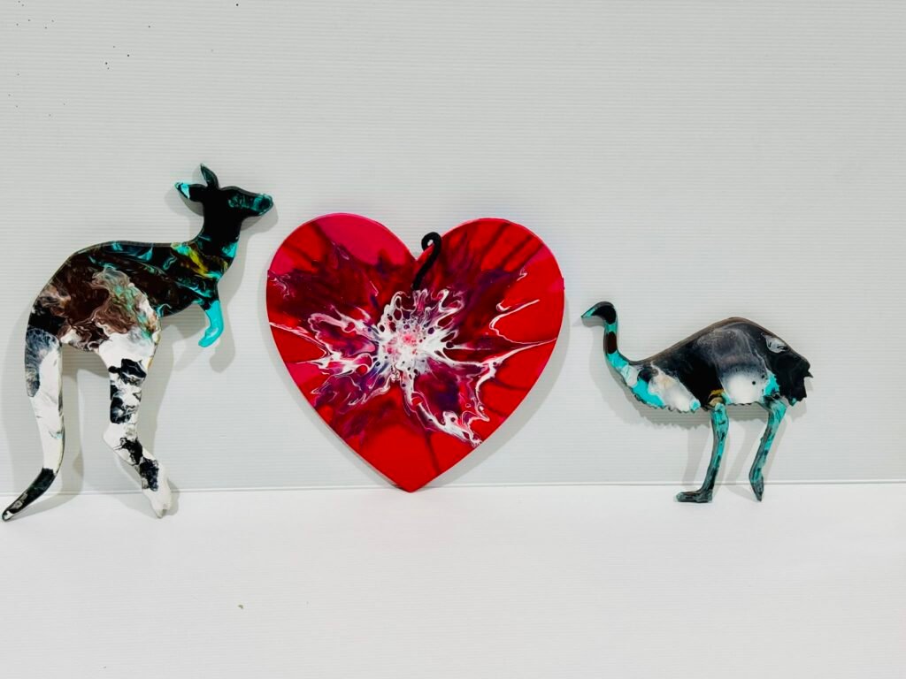 Acrylic Flow Paint Art