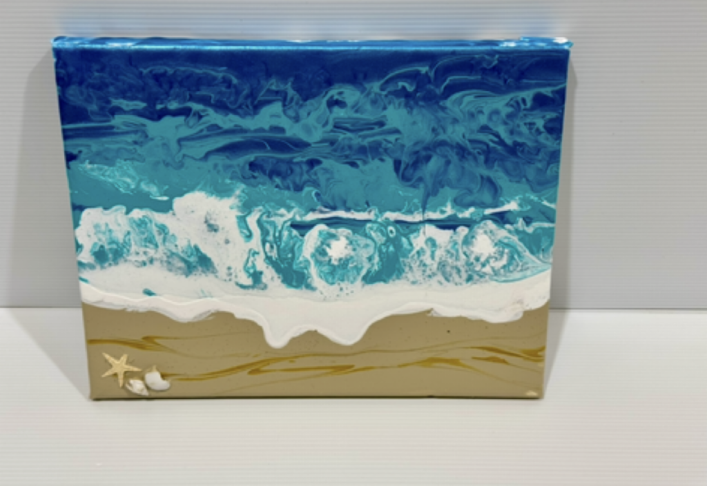 Acrylic Beach Sceane