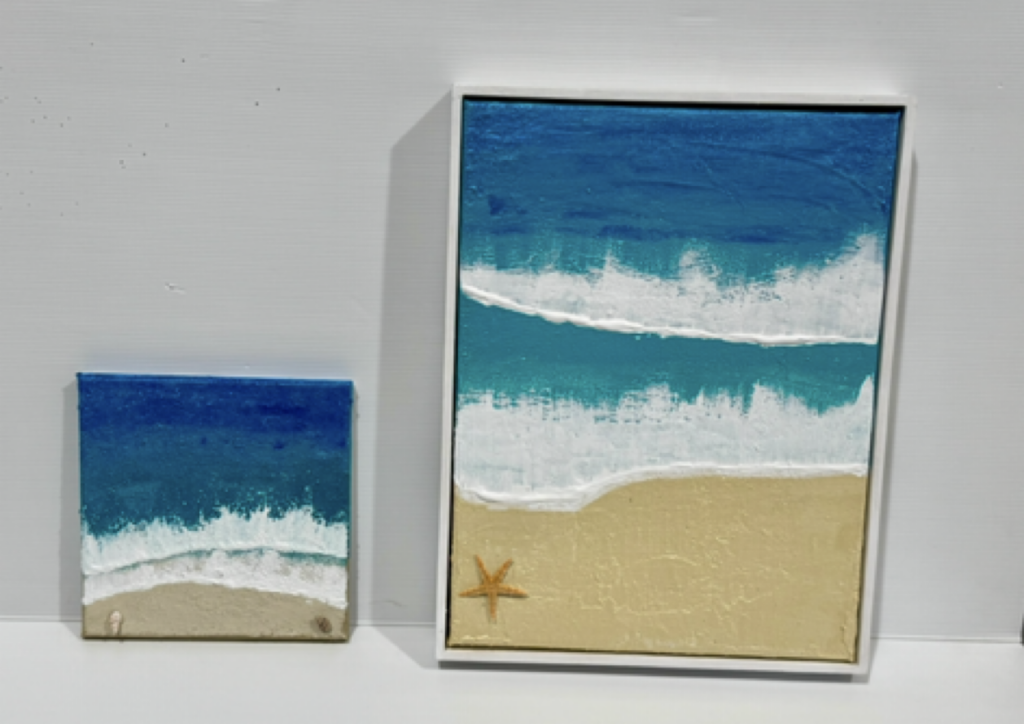 Textured Arcrylic Beach Art Workshop
