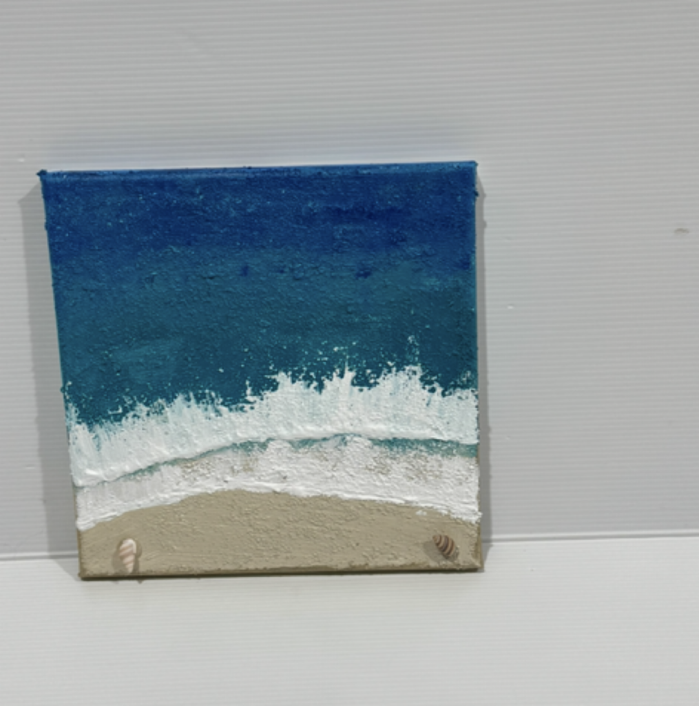Textured Acrylic Beach Art Workshops
