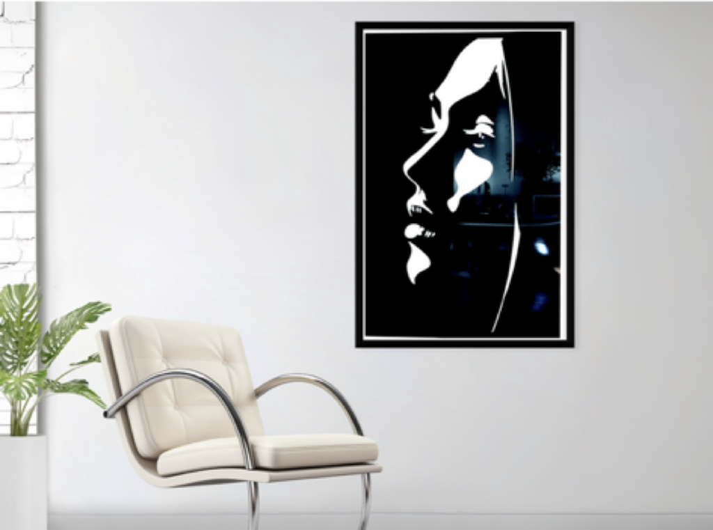 Acrylic Black &White 120 X90CM from$200