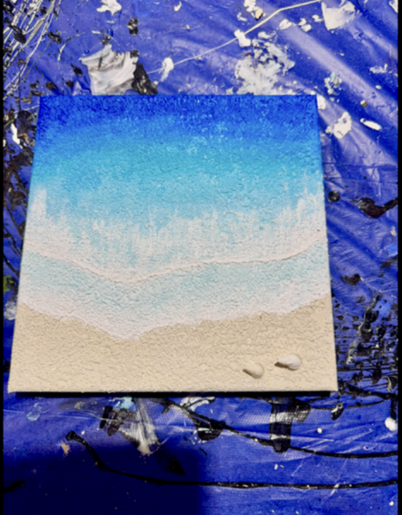 Textured Beach Art