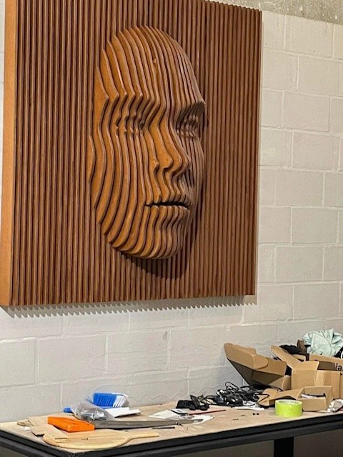 Parametric Wood Wall Art 1200mm X1200mm