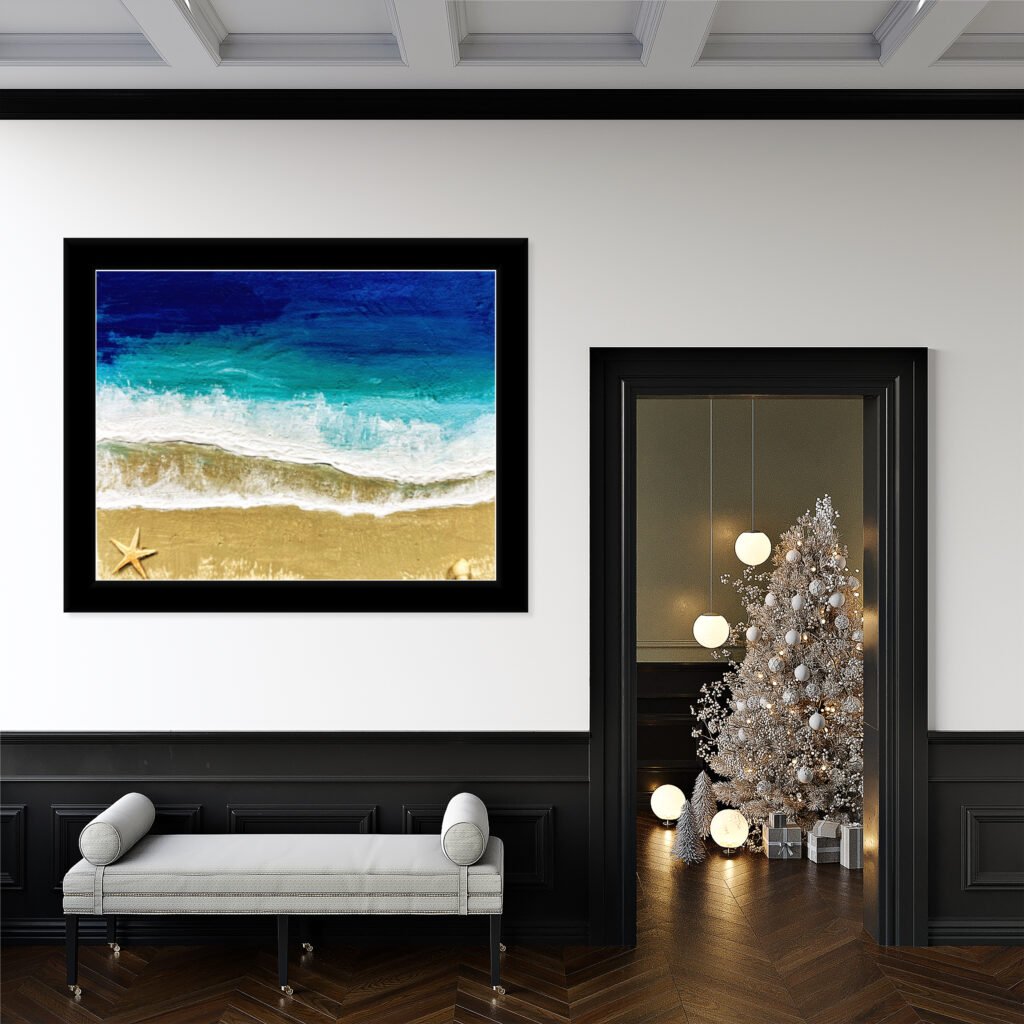 Textured Beach Art 