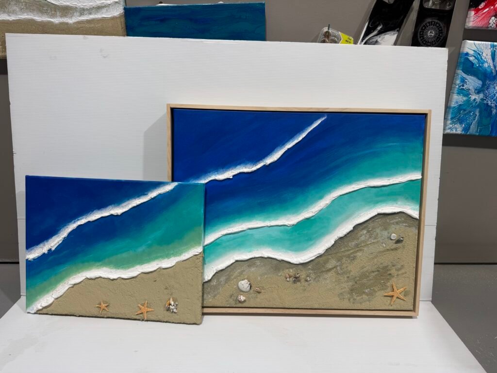 Texture Beach Art workshops 